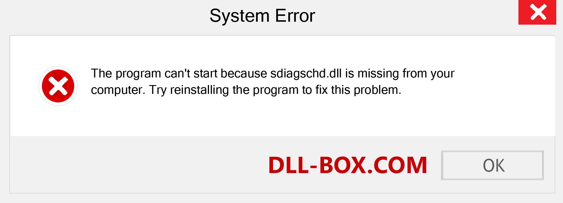  sdiagschd.dll file is missing?. Download for Windows 7, 8, 10 - Fix  sdiagschd dll Missing Error on Windows, photos, images